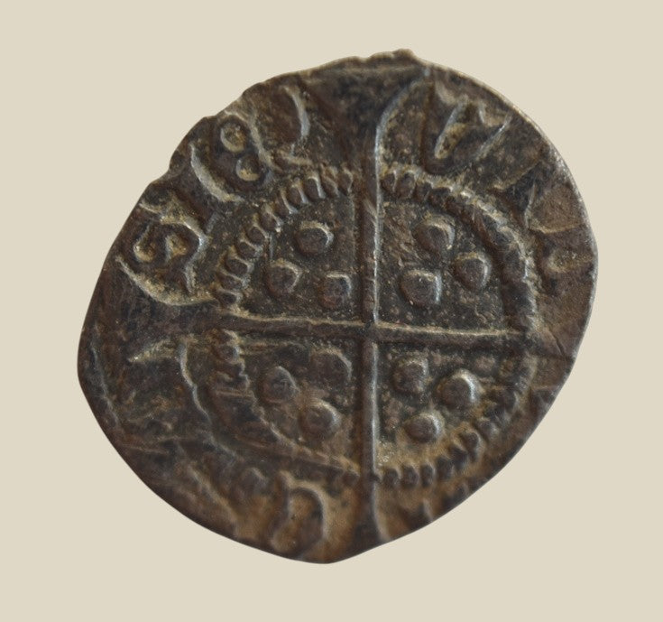 Henry VI Leaf Mascle / Pinecone Mascle Issue Mule Halfpenny Calais