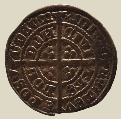 Edward III Treaty Period Halfgroat