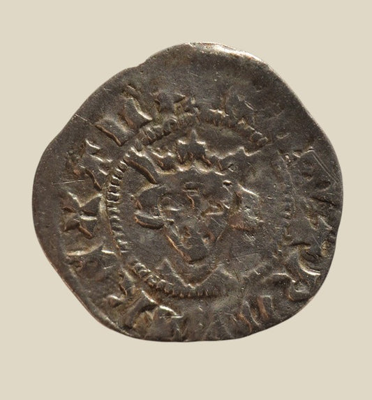 Edward III 2nd Coinage Halfpenny Class 3a