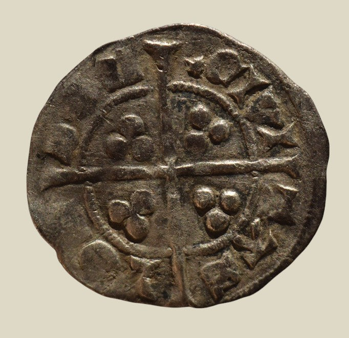 Edward III 2nd Coinage Halfpenny Class 5(i)