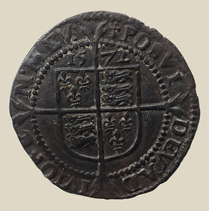 Elizabeth I 1572 Sixpence